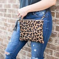 Algopix Similar Product 6 - Cowhide Crossbody Leather Animal Print