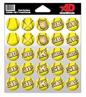 Algopix Similar Product 8 - Award Decals Softball Multi Sticker Set