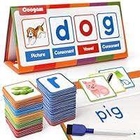 Algopix Similar Product 12 - Coogam CVC Word Builder Magnetic Sight