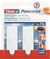 Algopix Similar Product 19 - tesa UK Powerstrips Large Hooks with