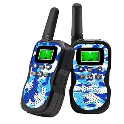 Walkie Talkies for Kids 22 Channel 2 Way Radio 3 Miles Long Range Handheld  Walkie Talkies Durable Toy Best Birthday Gifts for 6 Year Old Boys and