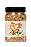 Algopix Similar Product 16 - Premium Gold Organic Whole Flax Seed