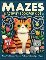 Algopix Similar Product 9 - Mazes and Activity Book For Kids  Ages