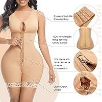 FeelinGirl Body Shaper For Women Tummy Control Shapewear Side Zipper Open  Bust Fajas For Ladies Daily Life