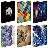 Algopix Similar Product 5 - 6 Pack Stretchable Book Covers Jumbo