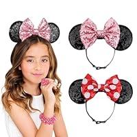 Algopix Similar Product 3 - DRESHOW Minnie Ears Headbands Mouse