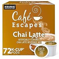 Algopix Similar Product 1 - Cafe Escapes Chai Latte Keurig