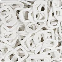 Algopix Similar Product 5 - BEADTIN White Opaque 25mm Plastic Soda