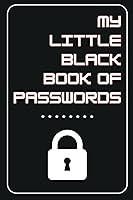 Algopix Similar Product 14 - My Little Black Book of Passwords Log