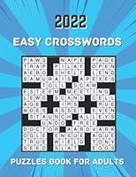 Algopix Similar Product 17 - 2022 easy crosswords puzzles book for