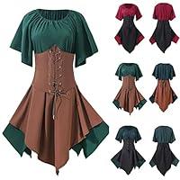 Algopix Similar Product 1 - Patchwork Medieval Costume for Women