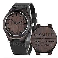 Algopix Similar Product 13 - Groomsmen Watches Custom Engraved