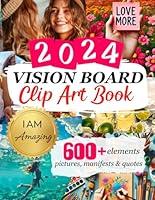 Algopix Similar Product 6 - Vision Board Clip Art Book Create Your