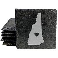 Algopix Similar Product 6 - Love New Hampshire Coasters  Square