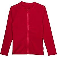 Algopix Similar Product 8 - SwimZip Kids Long Sleeve Zipper Rash
