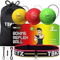 Algopix Similar Product 19 - TEKXYZ Boxing Reflex Ball 3 Difficulty