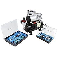 Algopix Similar Product 6 - Timbertech Airbrush Kit With Compressor