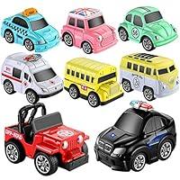 Algopix Similar Product 5 - Geyiie Toys Pull Back Vehicles Car Toy