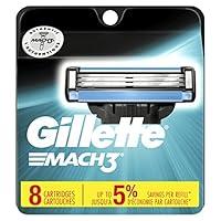 Algopix Similar Product 3 - Gillette Mach3 Mens Razor Blades  8