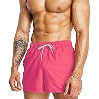 Algopix Similar Product 19 - Mlgaril Mens Pink Swim Trunks 5 with