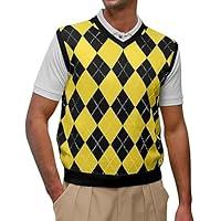 Algopix Similar Product 9 - VNeck Argyle Golf Sweater Vests 