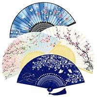 Algopix Similar Product 2 - WEARXI Folding Hand Fan for Dancing