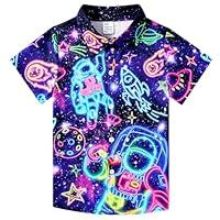 Algopix Similar Product 9 - Enlifety Neon Shirt for Boys Girls 9T