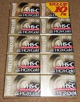 Algopix Similar Product 2 - Maxell VHSC Camcorder Videotapes