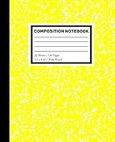 Algopix Similar Product 8 - Yellow Composition Notebook Yellow and