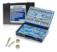 Algopix Similar Product 12 - JEFE HEX SAE  Metric Tap and Die Set