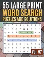 Algopix Similar Product 13 - 55 Large Print Word Search Puzzles and
