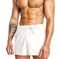 Algopix Similar Product 6 - Mlgaril Mens White Swim Trunks 5 with