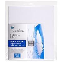 Algopix Similar Product 3 - Grafix Impress Stencil Films, 10"X12"