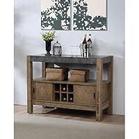 Algopix Similar Product 11 - Benjara Benzara Wooden Wine Cabinet