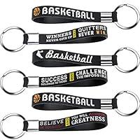 Algopix Similar Product 10 - 24 Pieces Basketball Wristlet Keychain