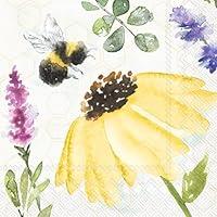 Algopix Similar Product 8 - Summer Bees Party Napkins 40 Count  2