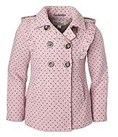 Algopix Similar Product 10 - Cremson Girls Wool Blend Hooded Ruffle