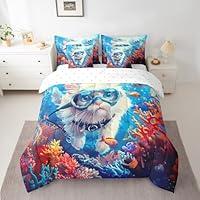 Algopix Similar Product 4 - 7 Pieces Cartoon Cat Kid Comforter