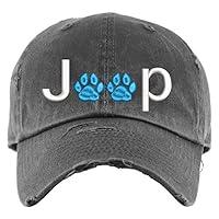 Algopix Similar Product 4 - Jp Paw Print Hat  Distressed