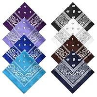 Algopix Similar Product 1 - YOQIVEXU Paisley Pattern Bandanas