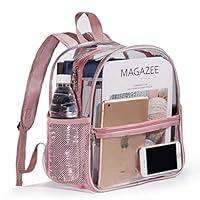 Algopix Similar Product 6 - ZJIE Mini Clear Backpack 12x12x6