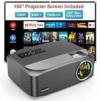 Algopix Similar Product 5 - Video Projector Native 1080P300