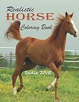 Algopix Similar Product 1 - Realistic Horse Coloring Book