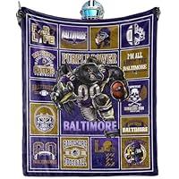 Algopix Similar Product 9 - Znutrce Baltimore Football Blanket