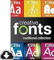Algopix Similar Product 14 - Creative Fonts Traditional Collection
