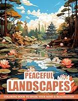 Algopix Similar Product 16 - Peaceful Landscapes Coloring Book