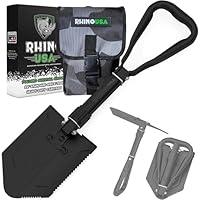 Algopix Similar Product 17 - RHINO USA Folding Survival Shovel