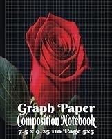 Algopix Similar Product 3 - Graph Paper Composition Notebook A Red