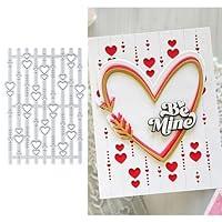 Algopix Similar Product 18 - Hollow Love Background Plate Die Cuts