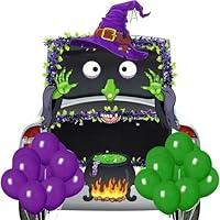 Algopix Similar Product 11 - Halloween Witch Trunk or Treat Car